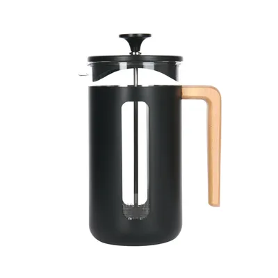 Immagine prodotto di Caffettiera, 8 tazze, acciaio inox, nero - La Cafetière | Pisa