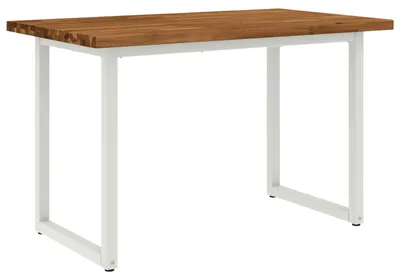 Obrázok produktu pre Štvorcový jedálenský stôl, rozmer 120 x 70 x 75 cm, vyrobený z masívneho akáciového dreva