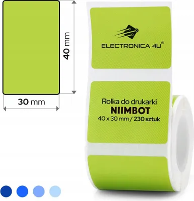 Obrázok produktu pre Samolepiace štítky pre Niimbot B21 B1 B4 B3S B31 B31 40x30