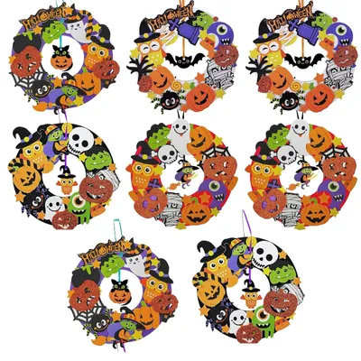 Obrázek produktu pro Sada pro výrobu dekorací na Halloween, obsahuje 8 girland
