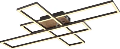 Produktbild von Globo Lighting Deckenleuchte Metall schwarz matt, LED