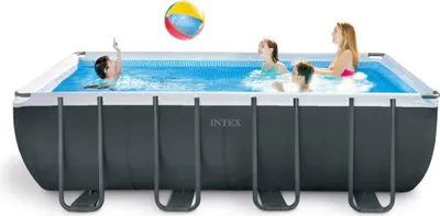 Produktbild von Intex 26356, 17203 l, Gerahmter Pool, Erwachsener & Kind, Leiter, Schwarz, 114,7 kg