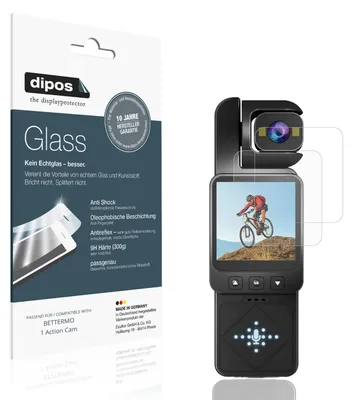 Zdjęcie produktu dla 2x dipos GlassAR BETTERMO 1 Action Cam