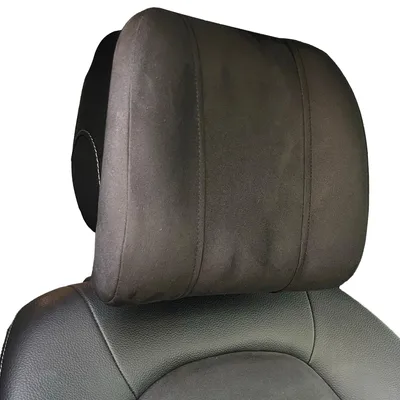 Image de Coussin de tête en mousse viscoélastique - Coussin de tête pour voiture - Oreiller cervical - Réglable - Conception ergonomique - Tissu 3D respirant