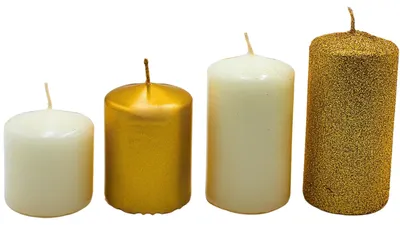 Productafbeelding van Adventskaarsen, stompkaarsen, kaarsen voor de adventskrans, tafelkaarsen, blokkaarsen, tafelkaars