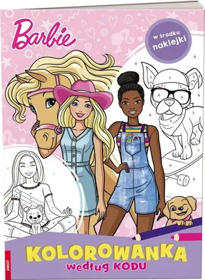 Produktbild von Barbie "Malen nach Zahlen" Buch mit Stickern