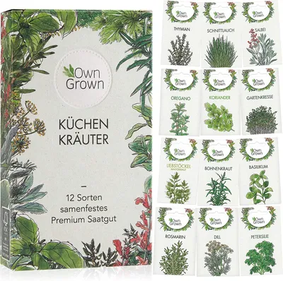 Produktbild von Own Grown Küchen Kräuter 12er Saatgut-Set