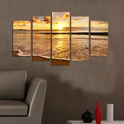 Immagine prodotto di Wallity, 5PMDF- CHR1935, Colorato, stampe su tela, 110 x 60 cm, 100% MDF (spessore: 3 mm)