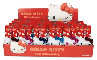 Obrázek produktu pro Hello Kitty, sada plyšových klíčenek, různé motivy, 7 cm - Play by - (Zboží / Plyšové hračky)