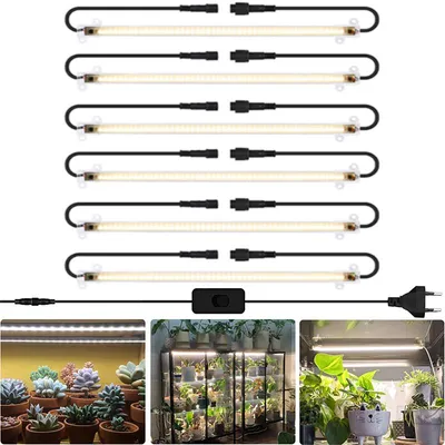 Obrázek produktu pro 288 LED plné spektrum slunečního světla Rostlinná lampa pokojové rostliny Rostlinná lampa - 6 ks