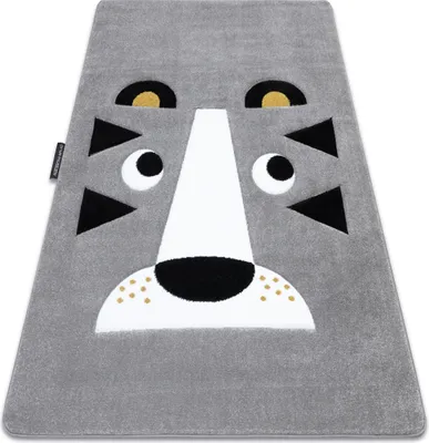 Produktbild von Kinderteppich PETIT LION LÖWE grau Grau 120x170 cm