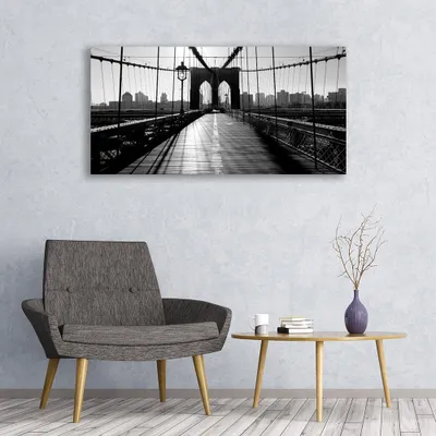 Produktbild von Glasbilder 120x60 Wandbild Druck auf Glas Brücke Architektur