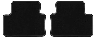 Immagine prodotto di Tappetini posteriori in moquette per Alfa Romeo 159 2006-2011 (berlina/station wagon/Sportwagon) – 2 pezzi, neri, su misura – Wielganizator LUX