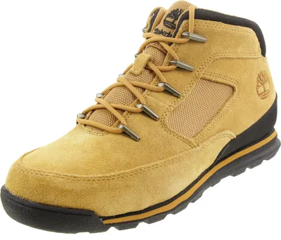 A single tan Timberland boot is shown against a white background.