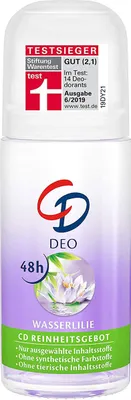 Immagine prodotto di CD Deo Roll on ninfea senza sali di alluminio 50ml confezione da 3