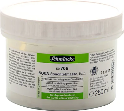Schmincke 50 706 - Aqua Spachtelmasse fein
