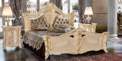 Produktbild von Design Luxus Doppel Hotel Betten Neu Schlafzimmer Massiv Holz Möbel Bett Polster