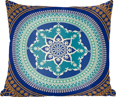 Produktbild von MuchoWow® Zierkissen Sofakissen Wohnzimmer Dekokissen 50x50 cm Mandala altmodisch - Komfort - Sofakissen