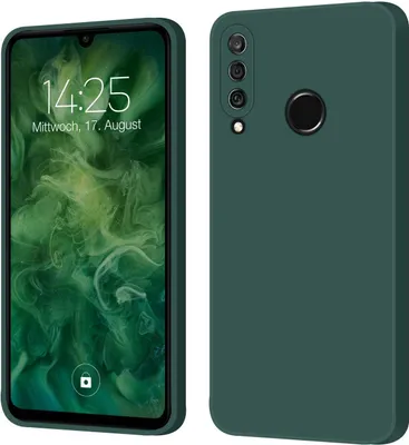 Produktbild von Hülle für Huawei P30 Lite Case Cover Bumper Silikon Softgrip Schutzhülle Farbe: Grün