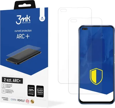 Produktbild von 3mk Display Schutzfolie ARC+ für Realme X50 5G  0,17mm Self-Heal (2 Stück)