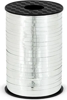 Zdjęcie produktu dla Wstążka plastikowa, srebrny, 5mm/225m