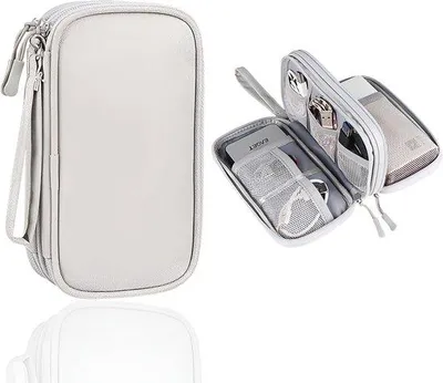 Produktbild von Famanu Kabel Organizer Tasche - Wasserdichtes Elektronikaccessoire für Mobiltelefone und Kabel