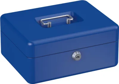 Produktbild von BASI - Geldkassette - GK 10 - Blau - H90xB200xT160mm