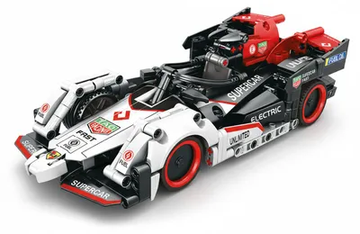 Immagine prodotto di Costruzione Auto da Corsa Super Car Tecnica 486 Pezzi Bianco e Rosso