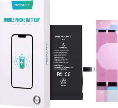 Produktbild von REPART Akku für Apple iPhone 14 3279mAh Handy Akku Li-Ion Ersatzakku Smartphone Batterie Reparatur