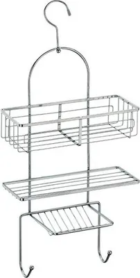 Produktbild von Kela Duschregal Brillant Edelstahl 25x10,5x55cm, 18576