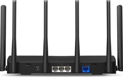 Produktbild von Mercusys BE9300 Tri-Band Wi-Fi 7 Router, Wi-Fi 7 (802.11be), Tri-Band (2,4 GHz/5 GHz/6 GHz), Ethernet/LAN, Schwarz, Tabletop-Router