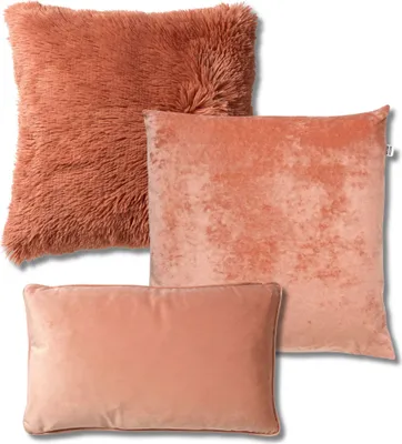 Produktbild von Dutch Decor Dekokissen-Set Sky 45x45 cm Rosa