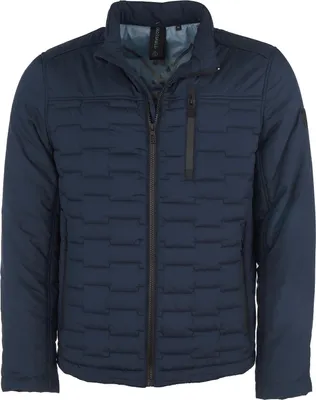 Produktbild von Crossfield Herren Steppjacke mit Stehkragen - Modisch gesteppte Jacke mit Reißverschluss in Marine Größe 56