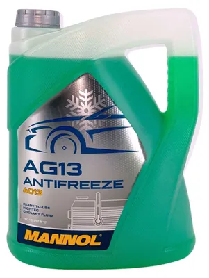 Zdjęcie produktu dla Mannol Środek zapobiegający zamarzaniu chłodnicy AG13 (-40 °C) Hightec 5 litrów