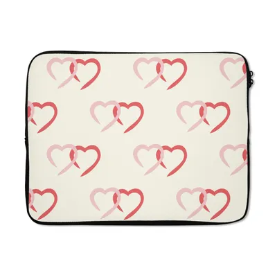 Produktbild von MuchoWow® Laptop Hülle 15 Zoll Valentinsgeschenk - Liebe - Muster Laptoptasche - Laptoptasche - Sleeve - Rundum-Schutz