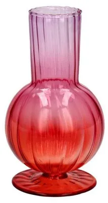 Produktbild von Gift Company Vase Jacquard Rot (14,5cm)