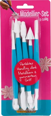Produktbild von Decocino Modellier-Set 8-teilig, ergonomisches Werkzeug für Fondant und Marzipan