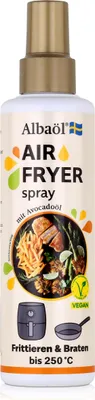 Produktbild von Albaöl Air Fryer Spray mit Avocadoöl 190ml zum frittieren & braten (1er Pack)