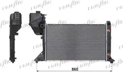 Produktbild von FRIGAIR 0206.2086 Kühler Wasserkühler Motorkühler passend für MERCEDES-BENZ SPRINTER 3-t Kasten (903) SPRINTER 3-t Bus (903) SPRINTER 2-t Kasten