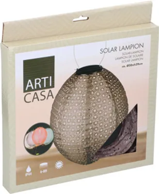 Produktbild von Lampion solar led ovaal 4 assorti