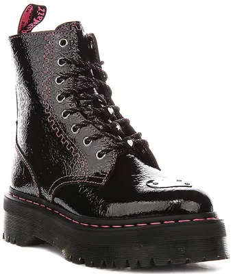 Produktbild von Dr. Martens Jadon mit Zehenkappe aus schwarzem für Damen – Größe 8 UK – 42 EU – 10 US / Schwarzes