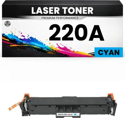Produktbild von Toner kompatibel für HP W2201A(220A) Color LaserJet Pro 4202dn/4202dw Color LaserJet Pro MFP 4302dw/4302fdn/4302fdw in Cyan