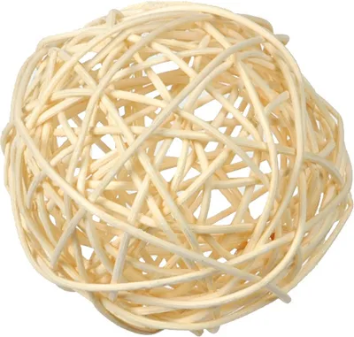 Produktbild von 10 Rattan-Kugeln sortiert  natur