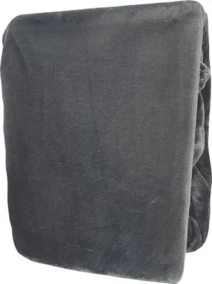 Produktbild von Winter Spannbettlaken Bettlaken Teddy Plüsch Warm Nicki Flauschig Cashmere Touch, Größe:90x200 cm - 100x200 cm, Farbe:Anthrazit