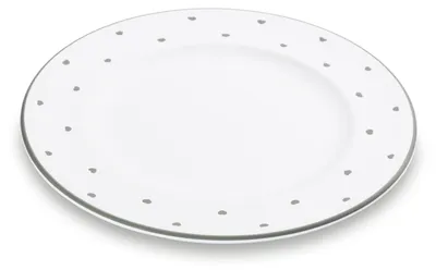 Obrázek produktu pro Gmundner Ceramics Herzerl Grey, Dezertní talíř Gourmet (Ø 22 cm)