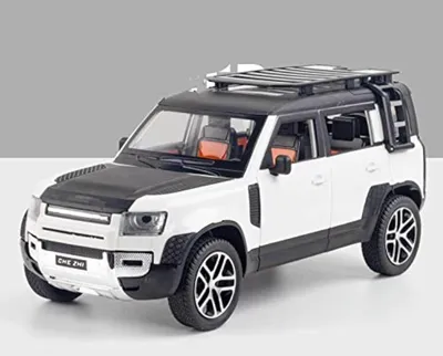 1:24 Diecast-Modellauto Defender 110, Pullback, Licht & Sound