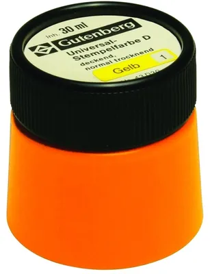 Produktbild von Stempelfarbe Universal D 30ml gelb