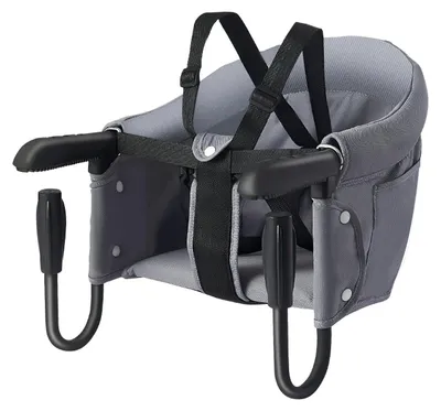 Imagen del producto de Elzusha - Silla alta plegable portátil para bebés, modelo con mesa que se engancha