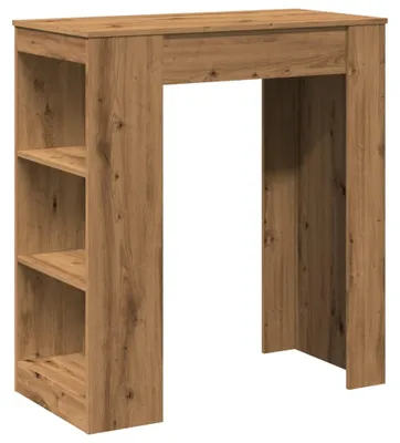 Immagine prodotto di vidaXL Tavolo da bar con ripiano Rovere artigianale 95x47x103,5 cm Materiale a base di legno