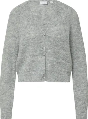 Produktbild von comma Relaxed Fit Strickjacke aus Alpakamix mit V-Ausschnitt, Knopfverschluss und Raglanärmeln